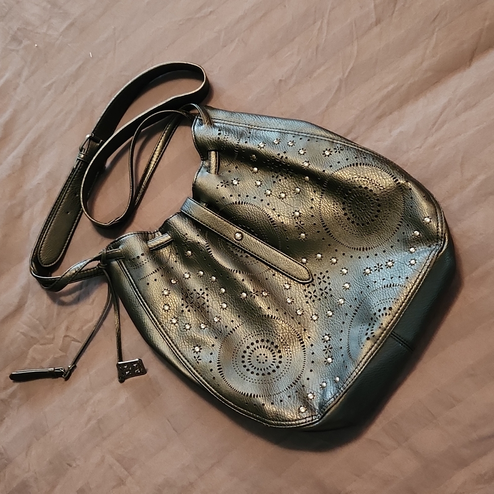 Nanette Lepore boho style purse, black